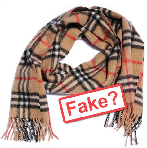 burberry schal fake etikett
